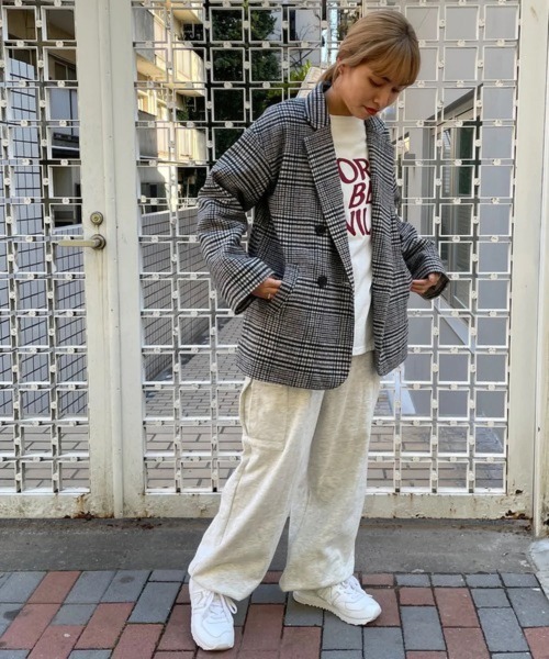 【セール】オーバーサイズダブルジャケット(テーラードジャケット)|byYOUANCE(バイユアンス) 【セール】オーバーサイズダブルジャケット(テーラードジャケット)|byYOUANCE(バイユアンス)