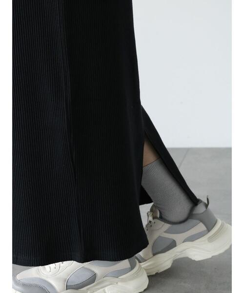 Lugnoncure（ルノンキュール）の「テレコタイトスカート（スカート・レディース・オフホワイト/ブルー/ブラック・F）」の17枚目の写真