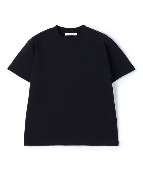 GALERIE VIE(ギャルリー ヴィー)の「コットン吊り天竺 クルーネックプルオーバー(Tシャツ/カットソー・レディース・ネイビー/ホワイト/ブラック・FREE)」の2枚目の写真