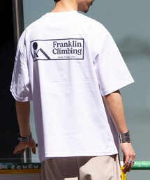 【限定展開】【Franklin Climbing/フランクリンクライミング】グラフィック バックプリント 半袖Tシャツ