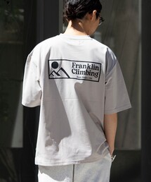 【限定展開】【Franklin Climbing/フランクリンクライミング】グラフィック バックプリント 半袖Tシャツ