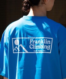 【限定展開】【Franklin Climbing/フランクリンクライミング】グラフィック バックプリント 半袖Tシャツ