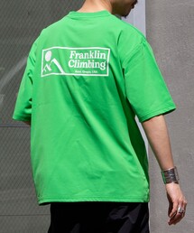 【限定展開】【Franklin Climbing/フランクリンクライミング】グラフィック バックプリント 半袖Tシャツ