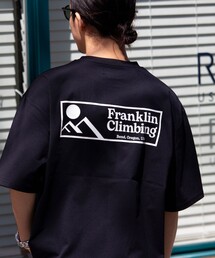 【限定展開】【Franklin Climbing/フランクリンクライミング】グラフィック バックプリント 半袖Tシャツ