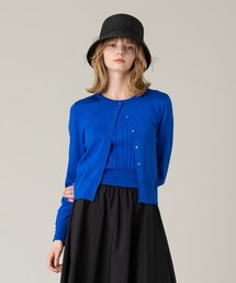 【LOULOU WILLOUGHBY】バックフリリー2WAYカーディガン
