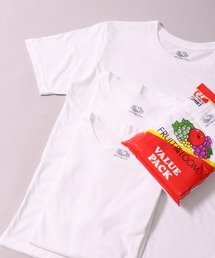 (GA)【FRUIT OF THE LOOM】【パックT】3枚セット ベーシック Tシャツ