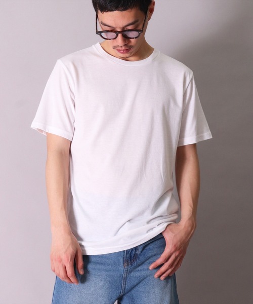FRUIT OF THE LOOM(フルーツオブザルーム)の「(GA)【FRUIT OF THE LOOM】【パックT】3枚セット ベーシック Tシャツ(Tシャツ/カットソー・メンズ・オフホワイト/ブラック・LARGE/X-LARGE/MEDIUM)」の4枚目の写真