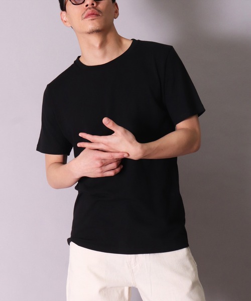 FRUIT OF THE LOOM(フルーツオブザルーム)の「(GA)【FRUIT OF THE LOOM】【パックT】3枚セット ベーシック Tシャツ(Tシャツ/カットソー・メンズ・オフホワイト/ブラック・LARGE/X-LARGE/MEDIUM)」の7枚目の写真