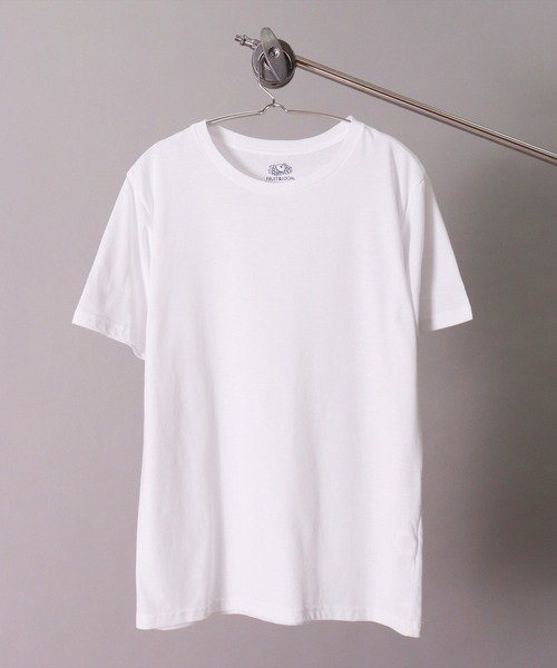 FRUIT OF THE LOOM(フルーツオブザルーム)の「(GA)【FRUIT OF THE LOOM】【パックT】3枚セット ベーシック Tシャツ(Tシャツ/カットソー・メンズ・オフホワイト/ブラック・LARGE/X-LARGE/MEDIUM)」の9枚目の写真