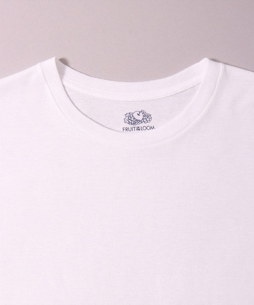 FRUIT OF THE LOOM(フルーツオブザルーム)の「(GA)【FRUIT OF THE LOOM】【パックT】3枚セット ベーシック Tシャツ(Tシャツ/カットソー・メンズ・オフホワイト/ブラック・LARGE/X-LARGE/MEDIUM)」の12枚目の写真