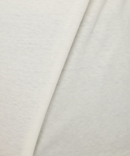 BABYLONE（バビロン）の「コットンリネン天竺Tシャツ（Tシャツ/カットソー・レディース・オフホワイト/ピンク/チャコール・フリー）」の15枚目の写真