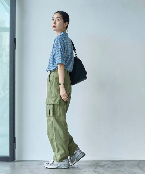 PENNEYS(ぺニーズ)の「PENNEYS(ぺニーズ)別注カノコポロシャツ(ポロシャツ・レディース・その他3/その他2/その他1/オレンジ/ブラック/ナチュラル・M/L)」の19枚目の写真