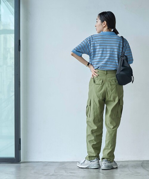 PENNEYS(ぺニーズ)の「PENNEYS(ぺニーズ)別注カノコポロシャツ(ポロシャツ・レディース・その他3/その他2/その他1/オレンジ/ブラック/ナチュラル・M/L)」の20枚目の写真