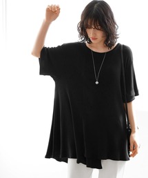 【Made in JAPAN】アシンメトリーカットトップス