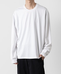 コットンダブルフェイス オーバーサイズドL/S TEE / COTTON DOUBLE FACE OVERSIZED L/S TEE