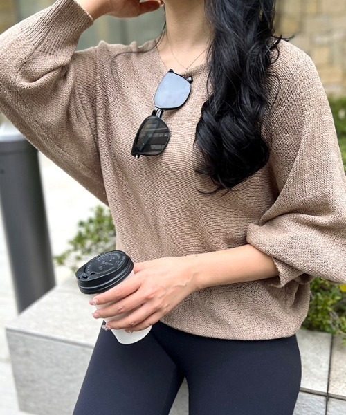 未使用品♡4.7万 MORABITO モラビト サマーニット ゆったりめ グレー ⭐︎モラビト サマーニット サイズ38 - メルカリ