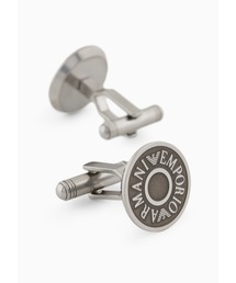 EMPORIO ARMANI（エンポリオアルマーニ）の「【エンポリオ アルマーニ】カフリンク ステンレススチール＆ガンメタルIP（カフリンクス・メンズ）」