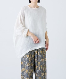 かぐれ | シアーリネンワイドプルオーバー(シャツ/ブラウス)