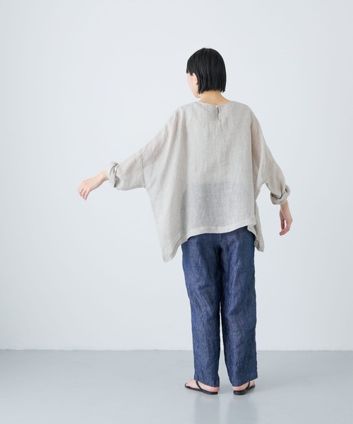 かぐれ（カグレ）の「シアーリネンワイドプルオーバー（シャツ