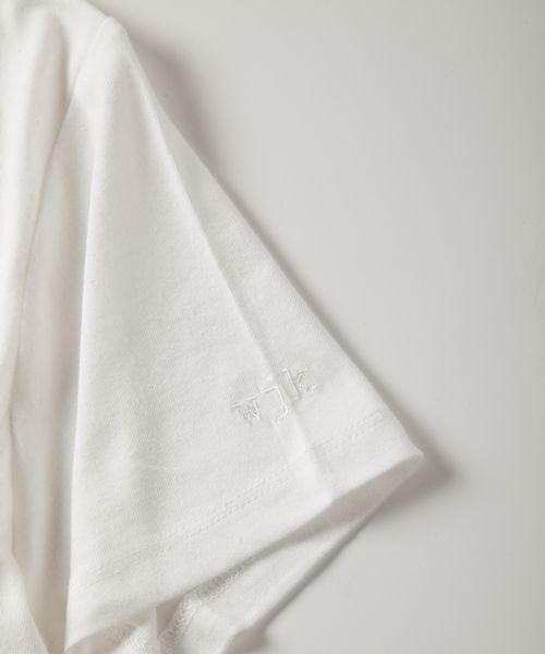 wjk（ダヴルジェイケイ）の「wjk/ダブルジェイケイ/New Basic V-Neck Tee （Tシャツ/カットソー・メンズ・ブラック/ネイビー/ホワイト/グレー・SMALL/LARGE/MEDIUM/X-LARGE）」の8枚目の写真