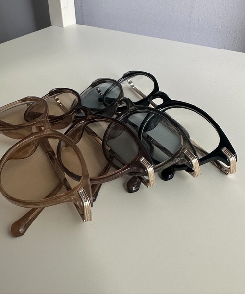 lawgy(ラウジー)の「combination boston sunglasses / コンビネーションボストンサングラス(サングラス・レディース・ブラック/グレー/ブラウン/ベージュ・FREE)」の10枚目の写真