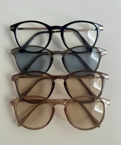 lawgy(ラウジー)の「combination boston sunglasses / コンビネーションボストンサングラス(サングラス・レディース・ブラック/グレー/ブラウン/ベージュ・FREE)」の9枚目の写真