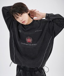 MSG（エムエスジー）の「【SET-UP着用可能】オーバーサイズドローコードゲームスウェット ゲームシャツ サッカーシャツ ユニフォームTシャツ ヘビーウエイト 長袖（スウェット）」