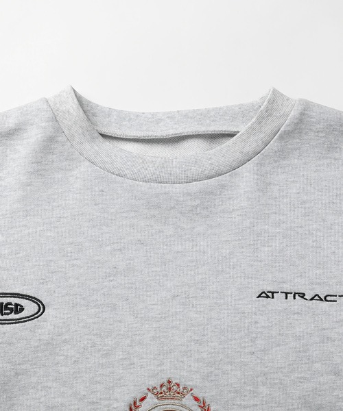 【SET-UP着用可能】オーバーサイズドローコードゲームスウェット ゲームシャツ サッカーシャツ ユニフォームTシャツ 裏毛360gヘビーウエイト 長袖（スウェット）｜MSG（エムエスジー）