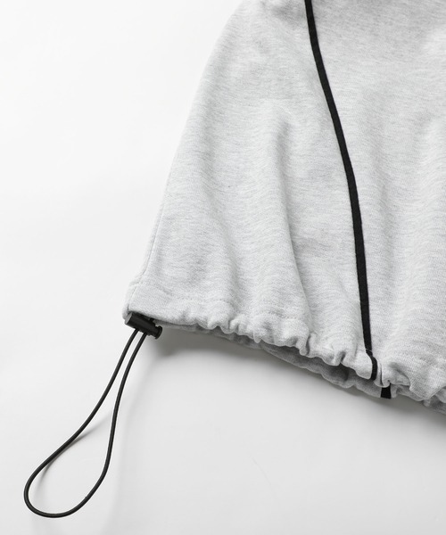 【SET-UP着用可能】オーバーサイズドローコードゲームスウェット ゲームシャツ サッカーシャツ ユニフォームTシャツ 裏毛360gヘビーウエイト 長袖（スウェット）｜MSG（エムエスジー）