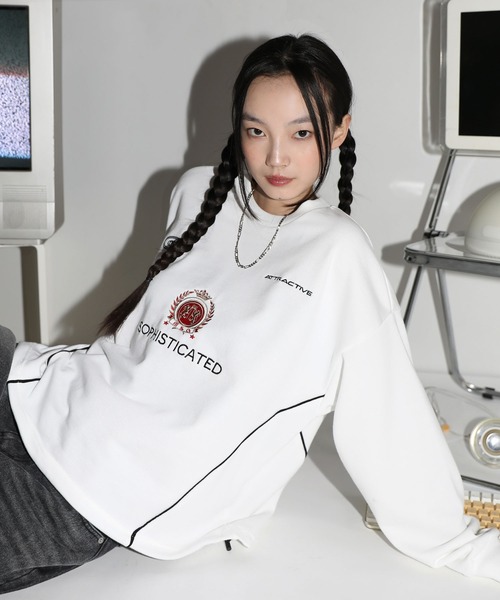 【SET-UP着用可能】オーバーサイズドローコードゲームスウェット ゲームシャツ サッカーシャツ ユニフォームTシャツ 裏毛360gヘビーウエイト 長袖（スウェット）｜MSG（エムエスジー）