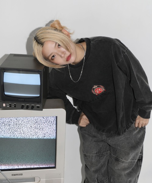 【SET-UP着用可能】オーバーサイズドローコードゲームスウェット ゲームシャツ サッカーシャツ ユニフォームTシャツ 裏毛360gヘビーウエイト 長袖（スウェット）｜MSG（エムエスジー）