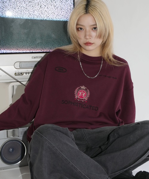 【SET-UP着用可能】オーバーサイズドローコードゲームスウェット ゲームシャツ サッカーシャツ ユニフォームTシャツ 裏毛360gヘビーウエイト 長袖（スウェット）｜MSG（エムエスジー）