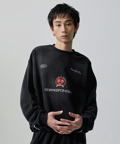 SET-UP着用可能】オーバーサイズドローコードゲームスウェット ゲーム