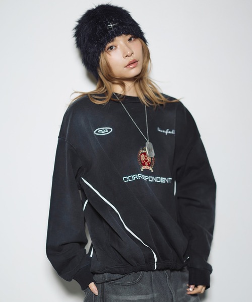 SET-UP着用可能】オーバーサイズドローコードゲームスウェット ゲーム