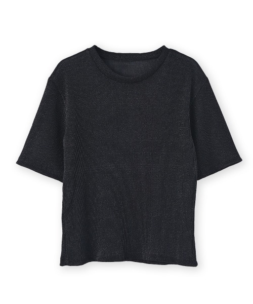 marjour(マージュール)の「GLITTER TEE(Tシャツ/カットソー・レディース・ブラック/シルバー・M)」の13枚目の写真