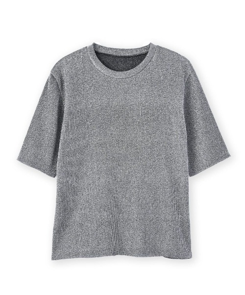 marjour(マージュール)の「GLITTER TEE(Tシャツ/カットソー・レディース・ブラック/シルバー・M)」の12枚目の写真