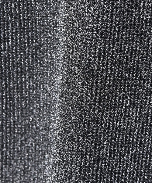 marjour(マージュール)の「GLITTER TEE(Tシャツ/カットソー・レディース・ブラック/シルバー・M)」の7枚目の写真