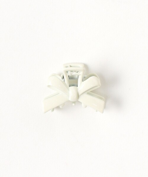 BEAMS BOY（ビームスボーイ）の「BEAMS BOY / リボン メタル クリップ 4P（ヘアピン・レディース・オフホワイト・ONE SIZE）」の4枚目の写真