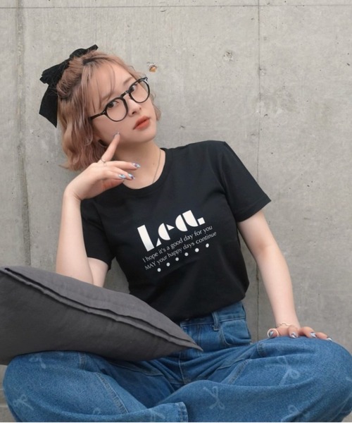 tシャツ 「ZOZOTOWN限定」LHP×Ami/Organic cotton Lea T/lhpami レディース メンズ L.H.P tシャツ 「ZOZOTOWN限定」LHP×Ami/Organic cotton Lea T
