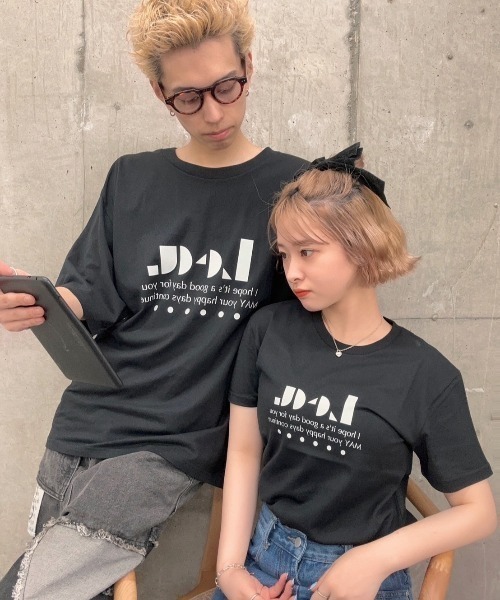 tシャツ 「ZOZOTOWN限定」LHP×Ami/Organic cotton Lea T/lhpami レディース メンズ L.H.P tシャツ 「ZOZOTOWN限定」LHP×Ami/Organic cotton Lea T