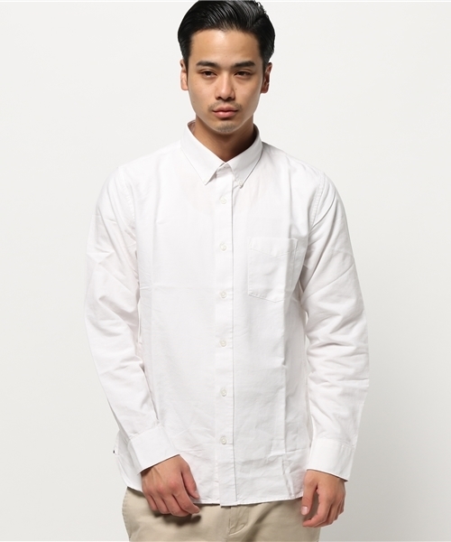 WEGO（ウィゴー）の「WEGO/スタンダードオックスボタンダウンシャツ（シャツ/ブラウス・メンズ・その他1/ホワイト/その他2/ネイビー・LARGE/MEDIUM）」の15枚目の写真