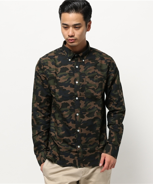 WEGO（ウィゴー）の「WEGO/スタンダードオックスボタンダウンシャツ（シャツ/ブラウス・メンズ・その他1/ホワイト/その他2/ネイビー・LARGE/MEDIUM）」の17枚目の写真