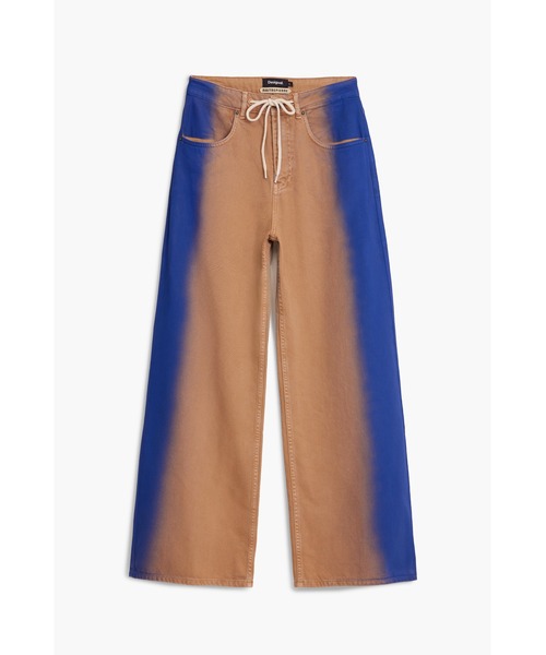 セール】【Desigual×Maitrepierre】バイカラーワイドパンツ（その他