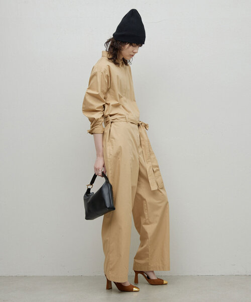 GALLARDAGALANTE（ガリャルダガランテ）の「ジャンプスーツ（つなぎ/オールインワン・レディース・ネイビー/ベージュ・FREE）」の6枚目の写真