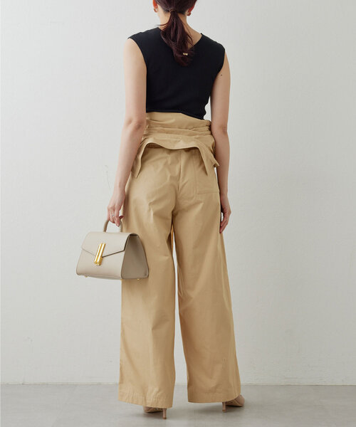 GALLARDAGALANTE（ガリャルダガランテ）の「ジャンプスーツ（つなぎ/オールインワン・レディース・ネイビー/ベージュ・FREE）」の11枚目の写真