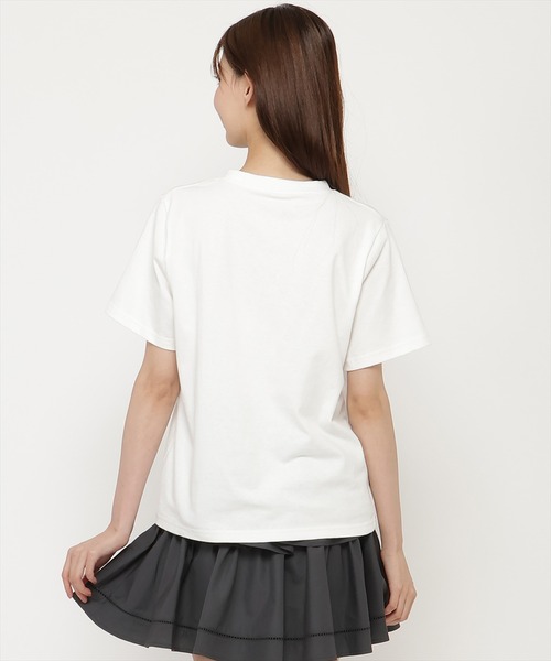 REDYAZEL（レディアゼル）の「Negroni ロゴプリントＴシャツ（Tシャツ/カットソー・レディース・オフホワイト/ブラック/ピンク・FREE）」の5枚目の写真