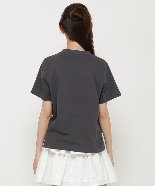 REDYAZEL（レディアゼル）の「Negroni ロゴプリントＴシャツ（Tシャツ/カットソー・レディース・オフホワイト/ブラック/ピンク・FREE）」の11枚目の写真