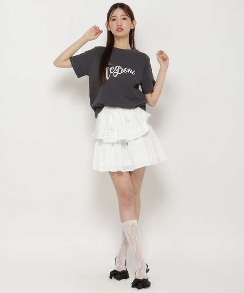 REDYAZEL（レディアゼル）の「Negroni ロゴプリントＴシャツ（Tシャツ/カットソー・レディース・オフホワイト/ブラック/ピンク・FREE）」の12枚目の写真