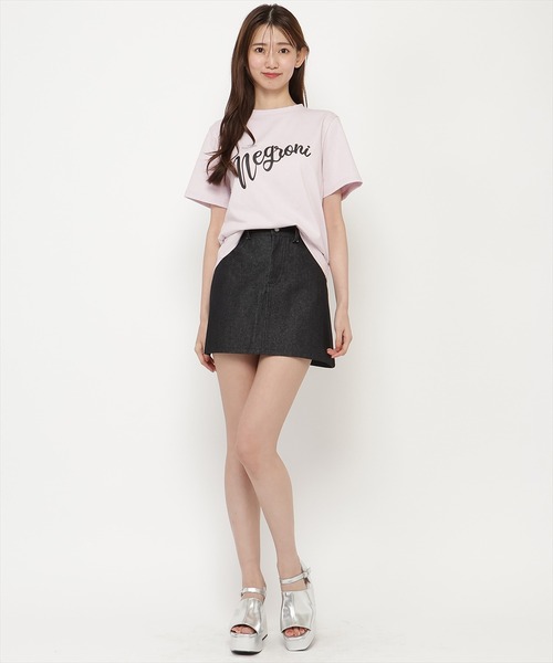 REDYAZEL（レディアゼル）の「Negroni ロゴプリントＴシャツ（Tシャツ/カットソー・レディース・オフホワイト/ブラック/ピンク・FREE）」の18枚目の写真