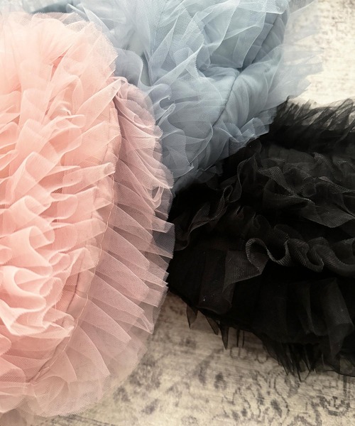 PICCIN（ピッチン）の「チュール2wayバッグ（ショルダーバッグ・レディース・ブラック/ブルー/ピンク・FREE）」の13枚目の写真